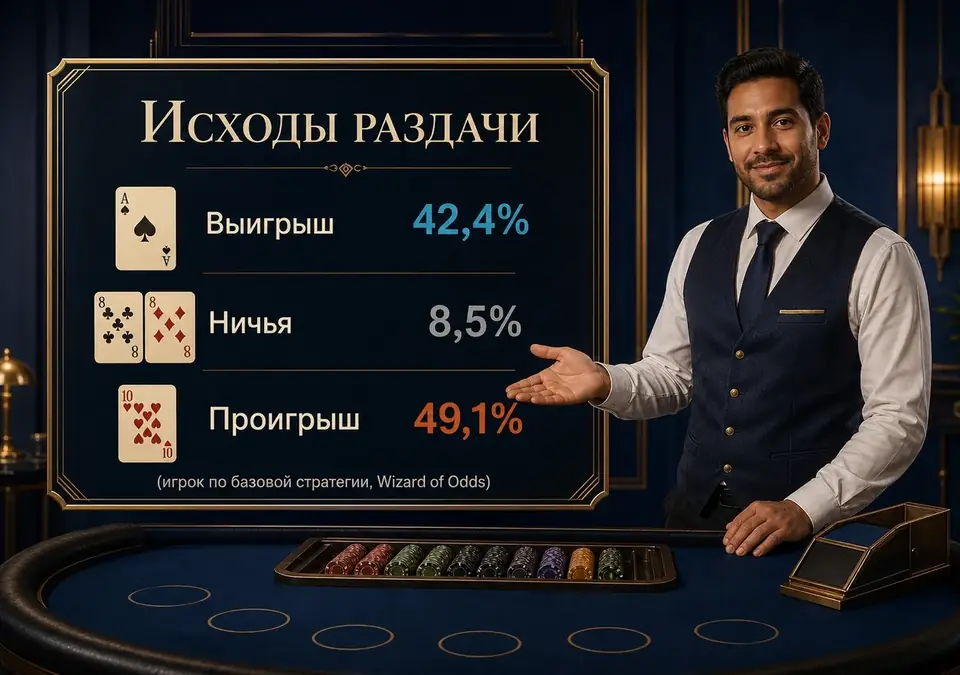 Инфографика: Исходы раздачи