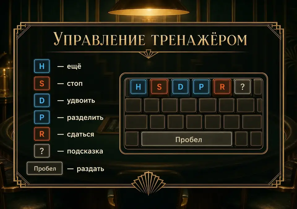 Инфографика: Управление тренажёром